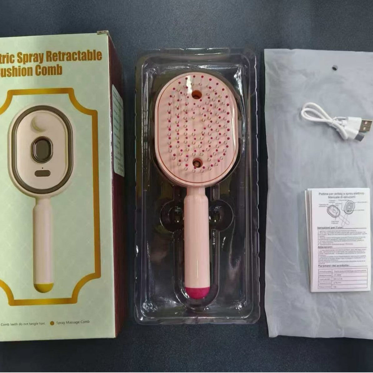 Venleox™  Electric Spray Massage Hair Comb